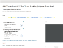 Tablet Screenshot of gsrtc.this.co.in